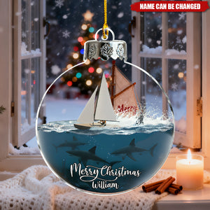 Love Boating - Personalized Boating Ornament