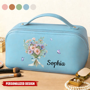 Custom Travel Toiletry Bag - Personalized Birthday Gifts For Women, Besties