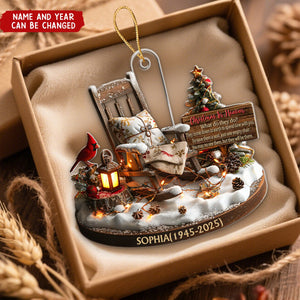 Christmas In Heaven - Personalized Christmas Acrylic Ornament