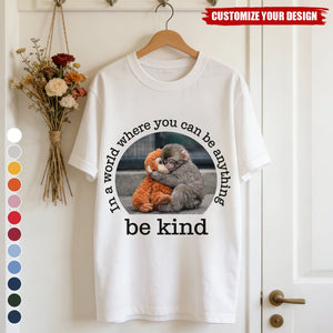 Personalized Baby Punch Monkey T-Shirt - Be Kind, Punch The Abandoned Baby Monkey Gift For Animal Lover