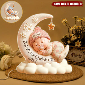 Baby’s 1st Christmas 2025 - Personalized Light Box