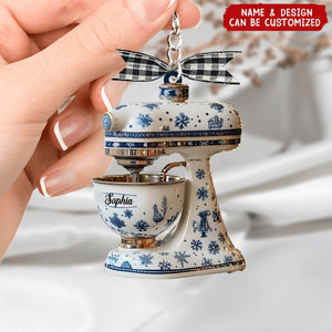 Baking Mixer - Personalized Acrylic Keychain, Gift For Bakers, Cooking Lovers