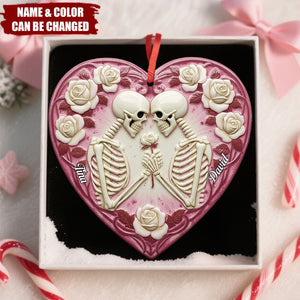 Skeleton Couple, Till Death Do Us Part - Personalized Couple Ornament