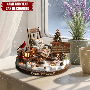 Christmas In Heaven - Personalized Custom Shaped Acrylic Plaque