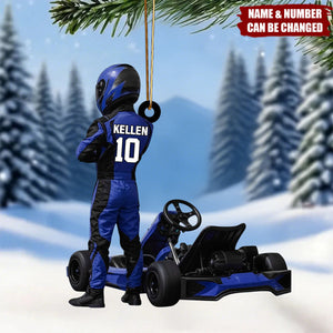 Personalized Formula 1 Acrylic Ornament: F1 Racer Gift