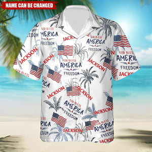 Freedom - Personalized Hawaiian Shirt