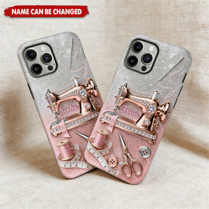 Love Sewing - Personalized Sewing Full Print Phone Case