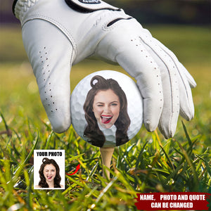 You Are My Hole In One Best Husband Boyfriend By Par Golfer - Personalized Photo Golf Ball