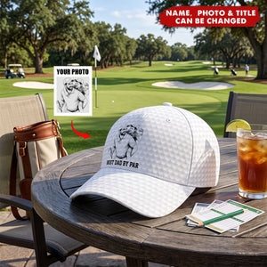 Custom Photo Hat, All Over Print Classic Cap - Personalized Father's Day Birthday Golf Gifts For Dad, Grandpa - Dad Life, Golf Life