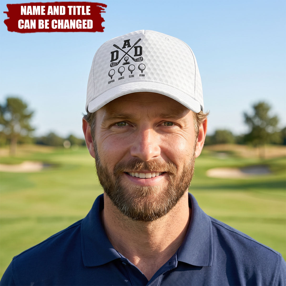 Custom Hat, All Over Print Classic Cap - Personalized Father's Day Birthday Golf Gifts For Dad, Grandpa - Golf Is Always A Good Idea