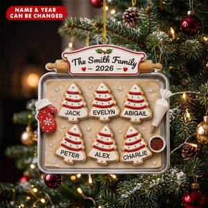Custom Acrylic Ornament - Personalized Christmas Birthday Gifts For Mom, Dad, Brother, Sister - Joy Feels Like Family