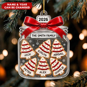 Custom Acrylic Ornament - Personalized Christmas Birthday Gifts For Mom, Dad, Brother, Sister - Sweet Holiday Traditions