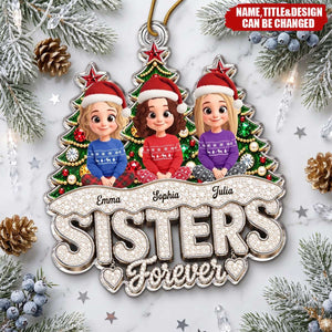 Custom Acrylic Ornament - Personalized Christmas Birthday Gifts For Family, Friends- Merry Times Together, Always