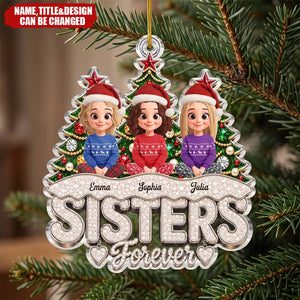 Custom Acrylic Ornament - Personalized Christmas Birthday Gifts For Family, Friends- Merry Times Together, Always