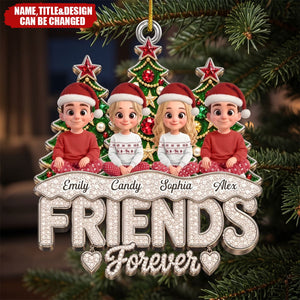 Custom Acrylic Ornament - Personalized Christmas Birthday Gifts For Family, Friends- Merry Times Together, Always