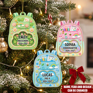 Custom Acrylic Ornament - Personalized Christmas Birthday Gifts For Kids - Learning With So Much Fun