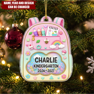 Custom Acrylic Ornament - Personalized Christmas Birthday Gifts For Kids - Learning With So Much Fun
