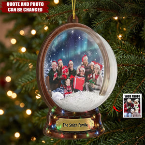 Custom Photo Family Together Christmas Gifts - Personalized Ornament