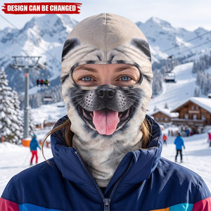 Custom Funny Ski Mask - Personalized Birthday Gifts For Ski Lovers - Ski Happens
