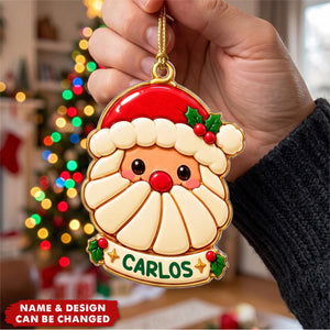Custom Navidad Concha Pan Dulce Ornament Gift For Kids Grandkids - Personalized Ornament