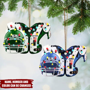 American Football - Personalized Christmas Acrylic Ornament