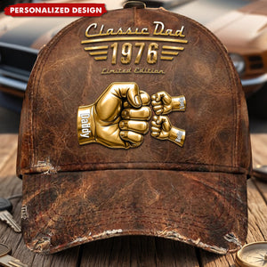 Personalized Classic Dad Limited Edition Cap- Father's Day Gift For Dad, Grandpa