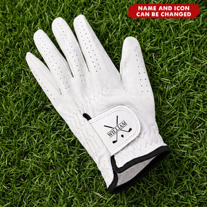 Golf Monogram, Custom Name Gift For Golf Players, Golf Lovers - Personalized Golf Glove