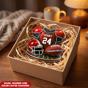 Custom America Football Magnetic Sheet - Personalized Birthday Gifts For America Football Lovers, Sports Lovers