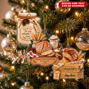 Sourdough Bread Ornament Gift For Sourdough Lovers Baking Lovers - Personalized Ornament