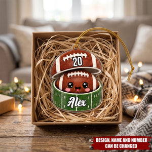Cute Dumplings For Baseball, Softball, Soccer, Football, Basketball, Hockey Lover - Personalized Ornament