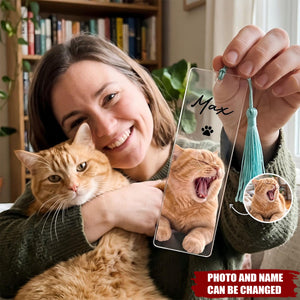 Custom Pet Portrait From Photo Book Lovers Gift - Custom Bookmark