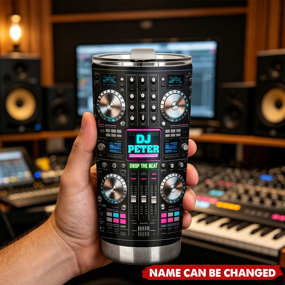 Drop The Beat - Personalized DJ Tumbler