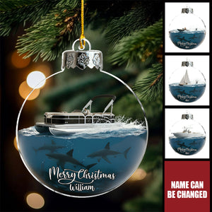 Love Boating - Personalized Boating Ornament