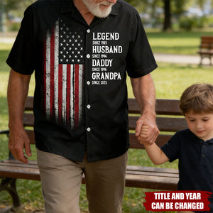Freedom Looks Good On Me - Personalized Hawaiian Shirt, Gifts For Dad, Grandpa