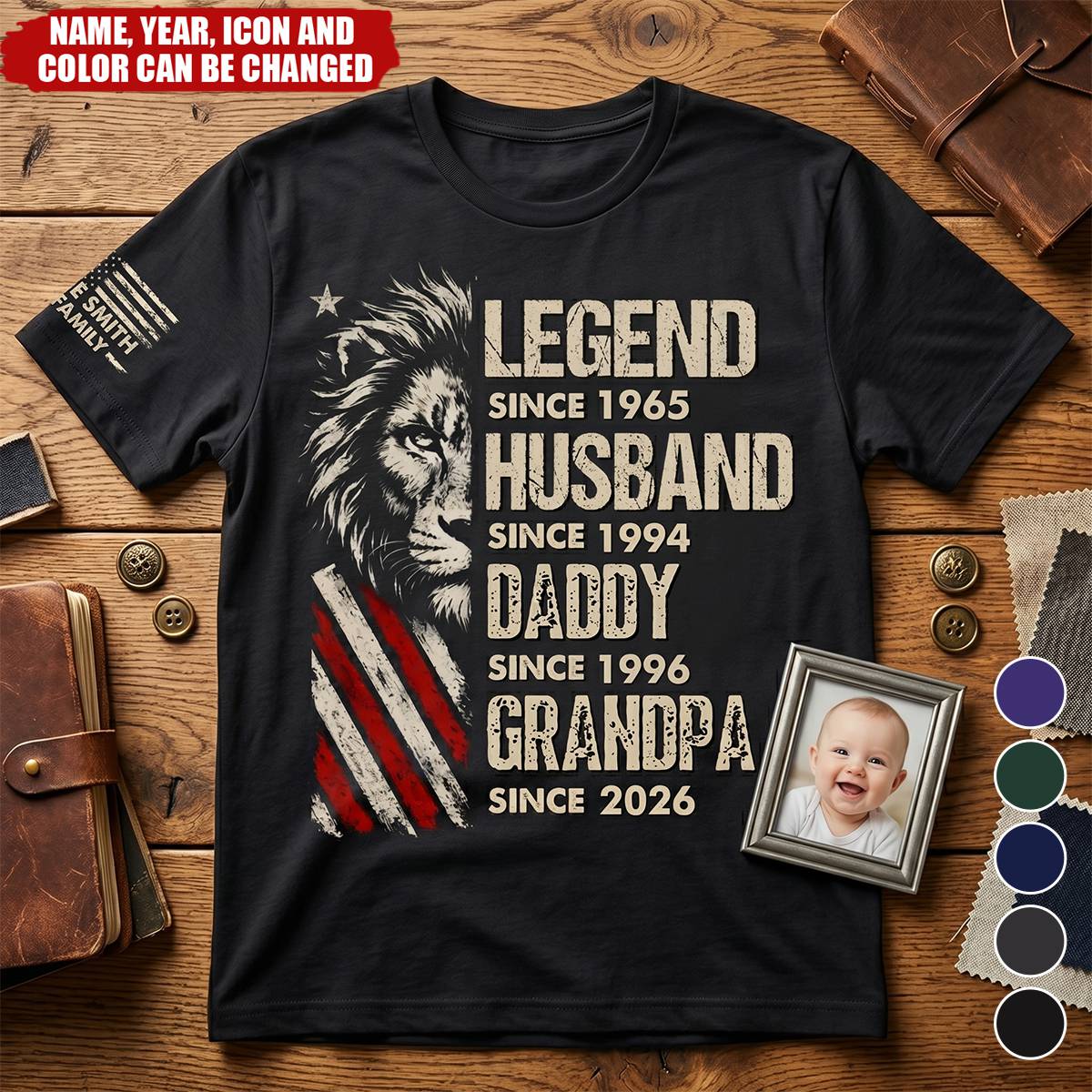 Strength Of A Father - Personalized Shirt, Gift For Dad, Grandpa