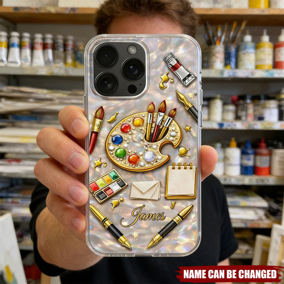 An Artist Soul - Personalized Full Print Phone Case, Gift For Art Lovers