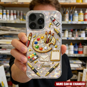 An Artist Soul - Personalized Full Print Phone Case, Gift For Art Lovers