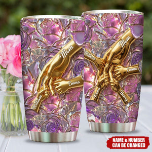 Holding Hands - Personalized Mother Tumbler