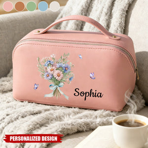 Custom Travel Toiletry Bag - Personalized Birthday Gifts For Women, Besties
