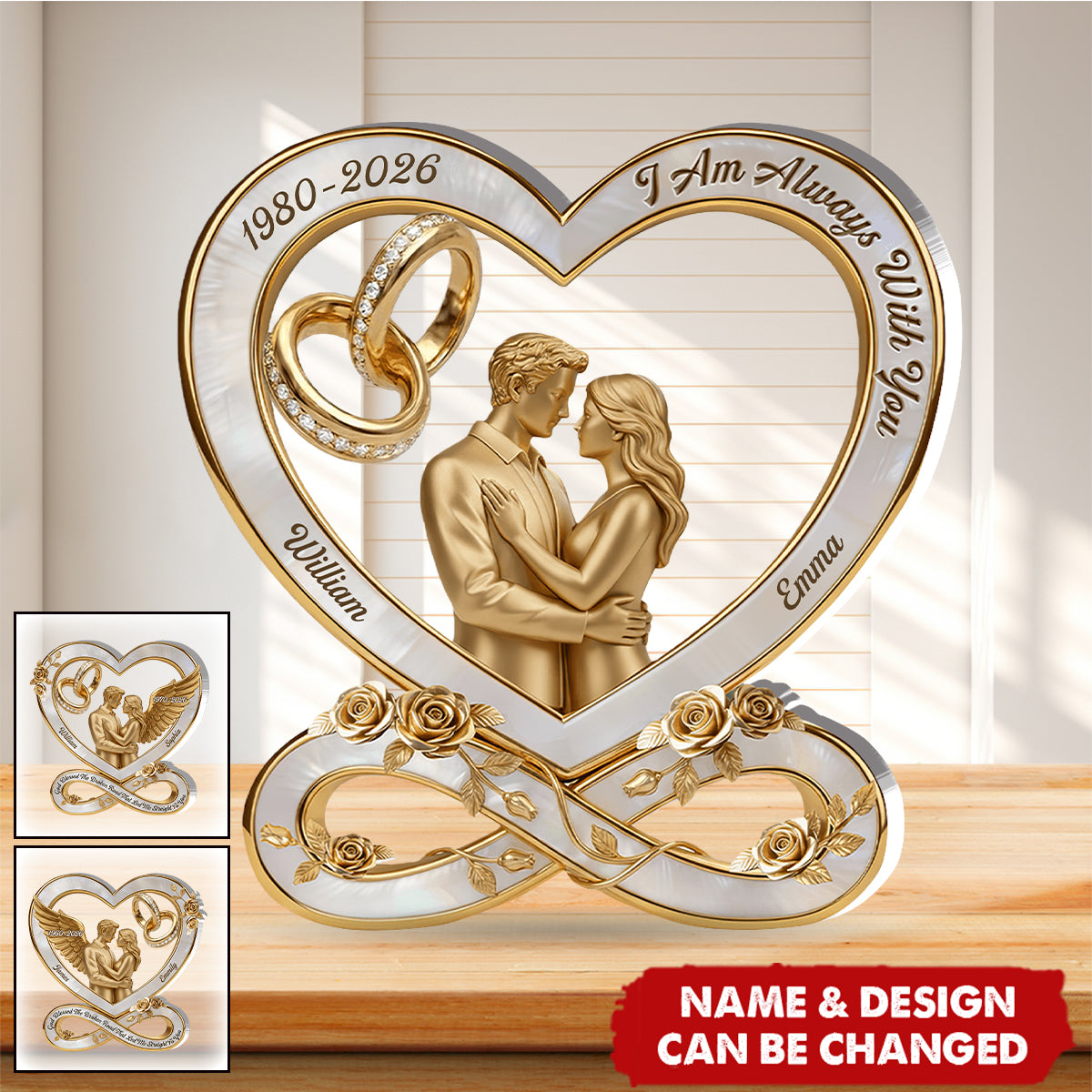 I Am Always With You - Personalized Custom Shaped Acrylic Plaque