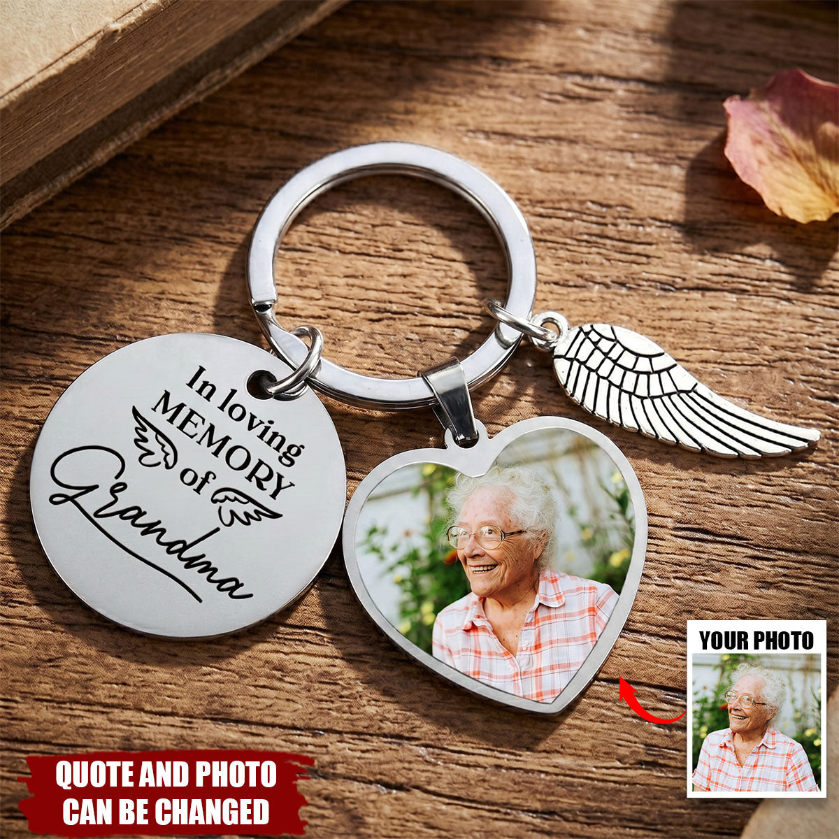 Graduation Day Memorial Custom Photo - Personalized Keychain