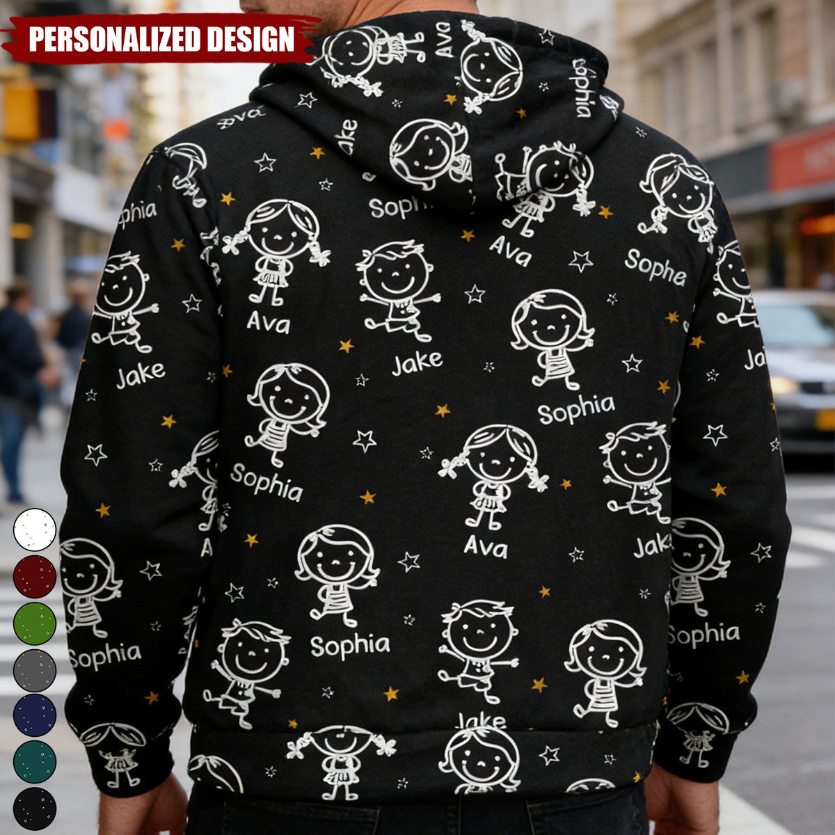 This Grandpa Belongs To - Personalized Fleece Hoodie