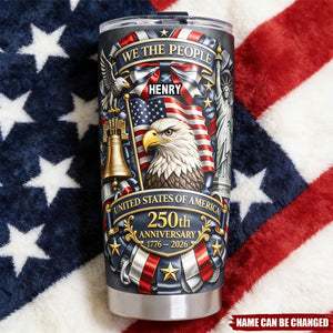 America 250th Anniversary Tumbler - Personalized Gifts