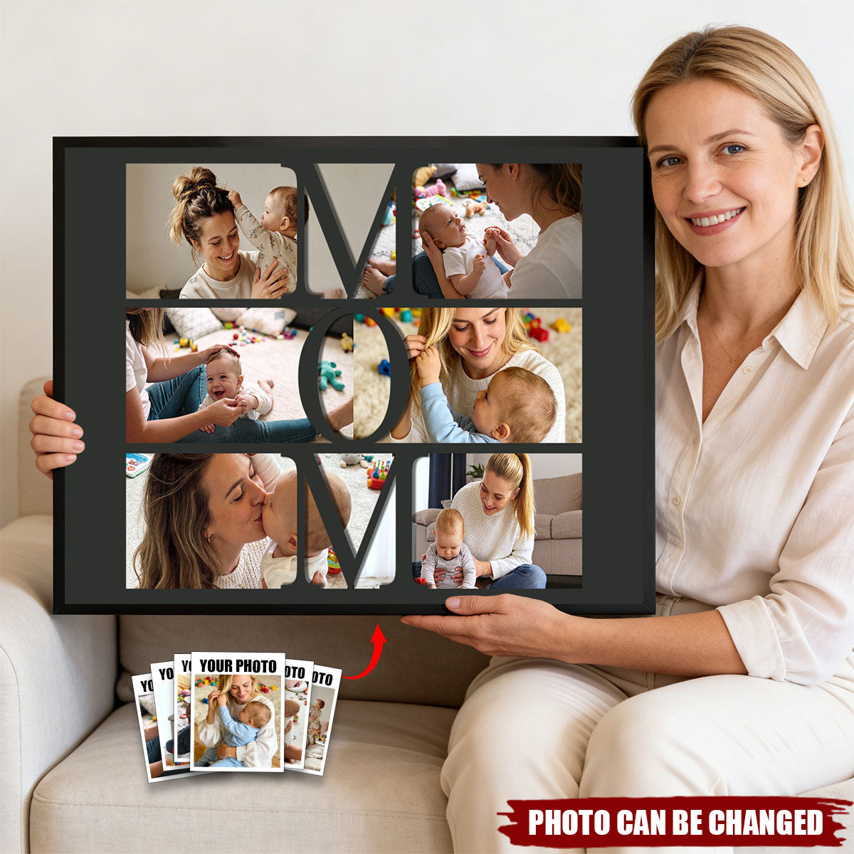 Custom Photo Mom Collage - Personalized Poster Prints - Mother's Day Gift
