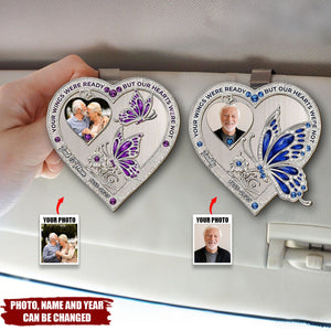 Your Wings Custom Photo - Personalized Custom Car Visor Clip