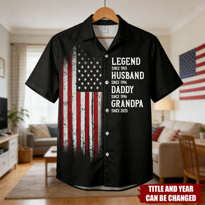Freedom Looks Good On Me - Personalized Hawaiian Shirt, Gifts For Dad, Grandpa