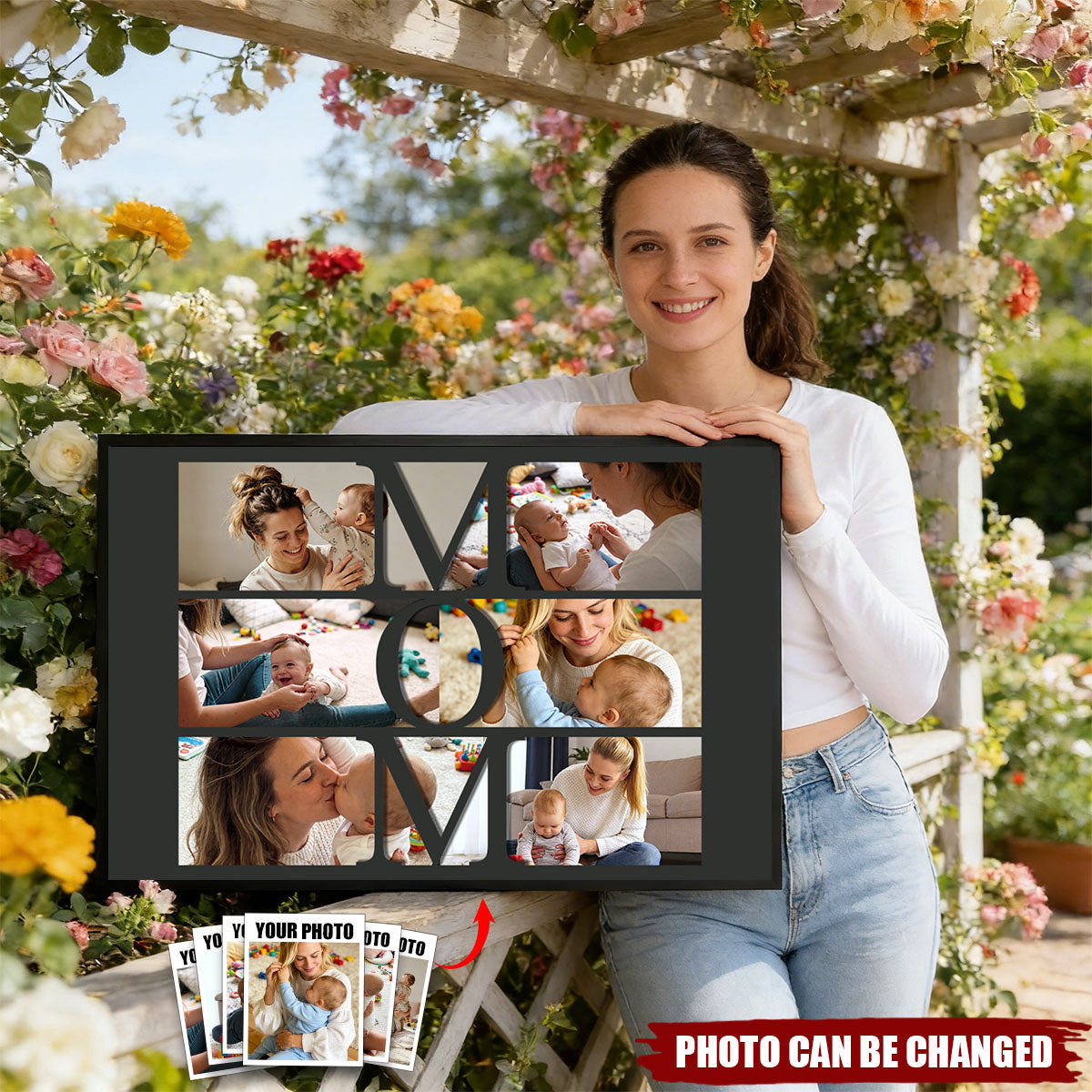 Custom Photo Mom Collage - Personalized Poster Prints - Mother's Day Gift