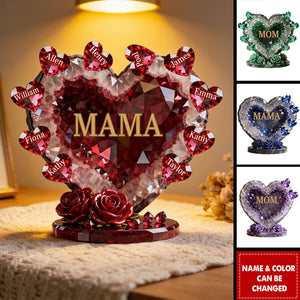 Best Mom Ever - Personalized Mother Custom Shaped Acrylic Plaque