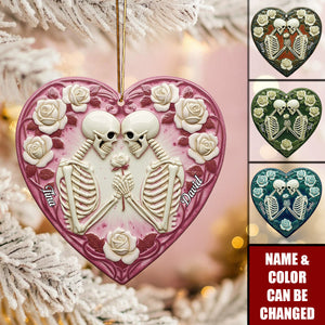 Skeleton Couple, Till Death Do Us Part - Personalized Couple Ornament