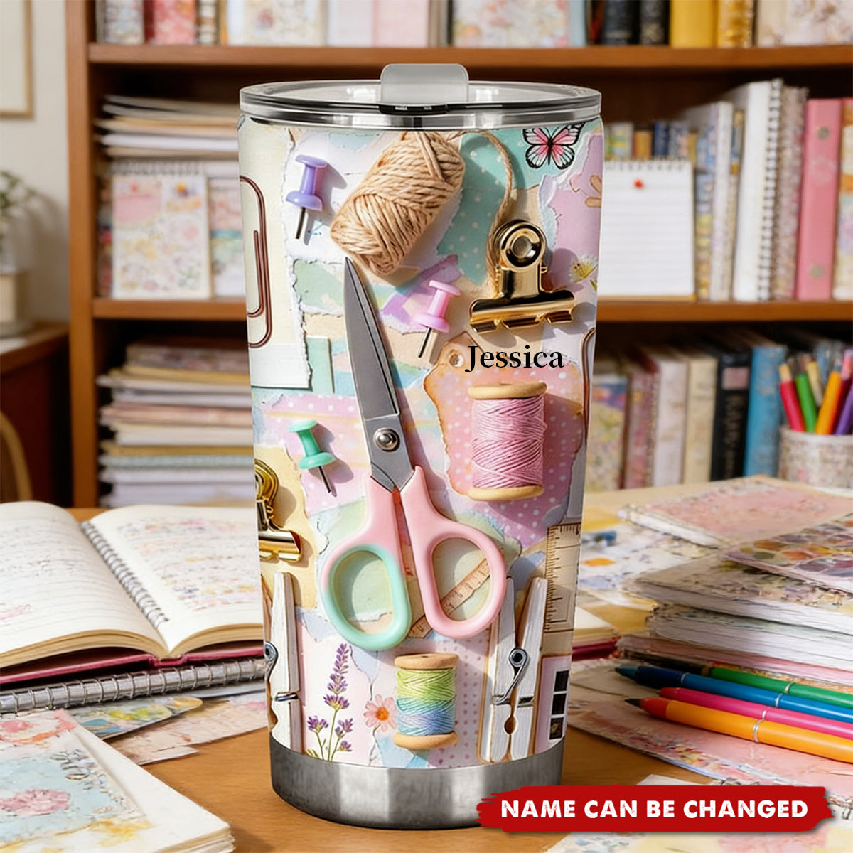 Love Scrapbooking - Personalized Scrapbooking Tumbler